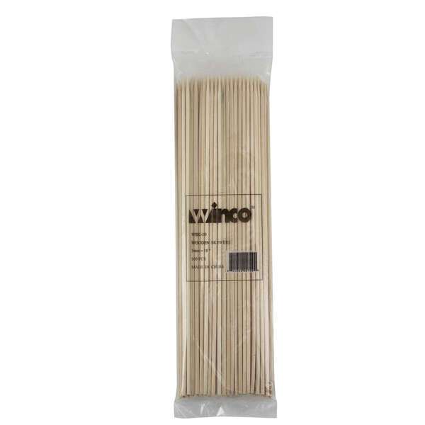 - WSK-10, 10-Inch Bamboo Skewers, 100/PK