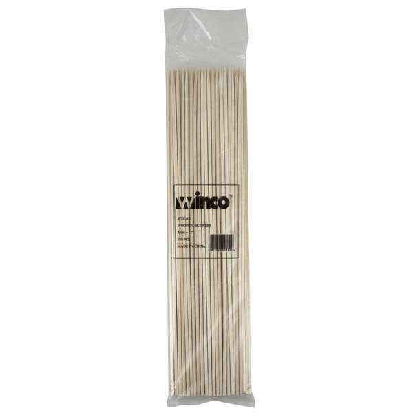 - WSK-12, 12-Inch Bamboo Skewers, 100/PK