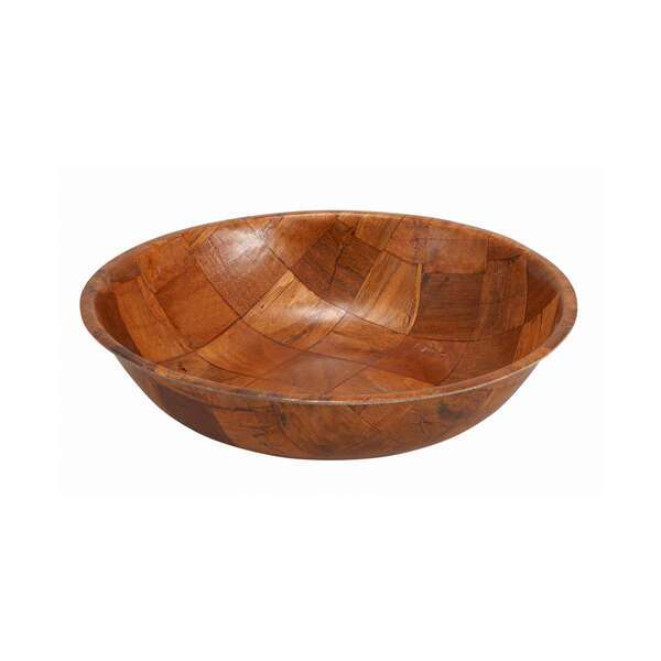 - WWB-10, 10-Inch Woven Wood Salad Bowl