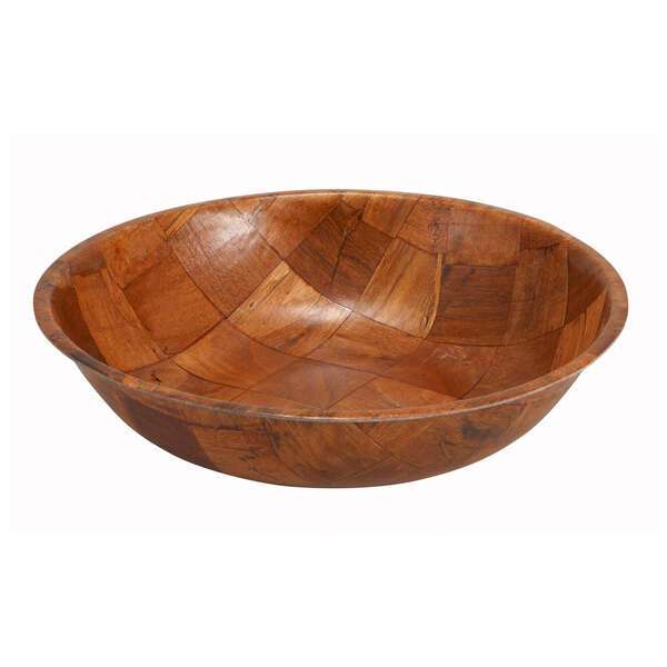 - WWB-16, 16-Inch Woven Wood Salad Bowl