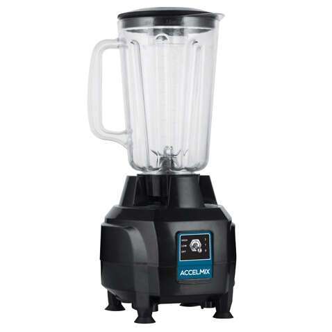 Winco XLB-44, 44 Oz AccelMix Commercial Bar Blender, 120V~60Hz, 400W, 3.5A, ETL, BPA Free