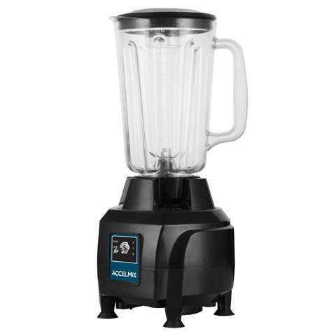 Winco XLB-44, 44 Oz AccelMix Commercial Bar Blender, 120V~60Hz, 400W, 3.5A, ETL, BPA Free
