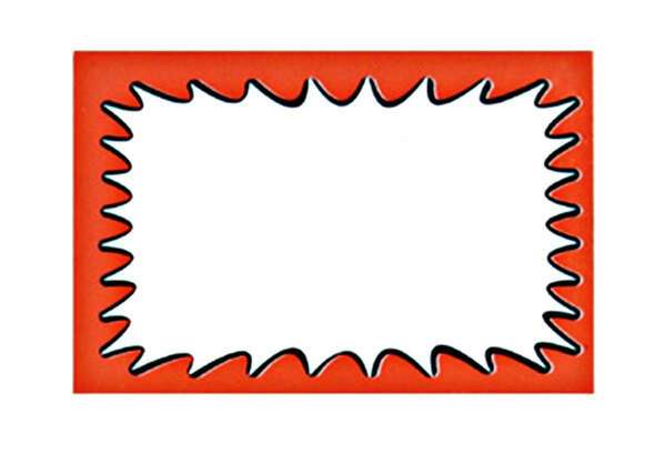 Windsor A-3, 7-inch x 11-inch Paper Price Sign, 50/CS