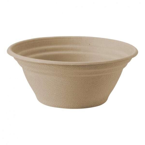 World Centric BB-SC-U8, 8 Oz Compostable Fiber Barrel Bowls, 500/CS