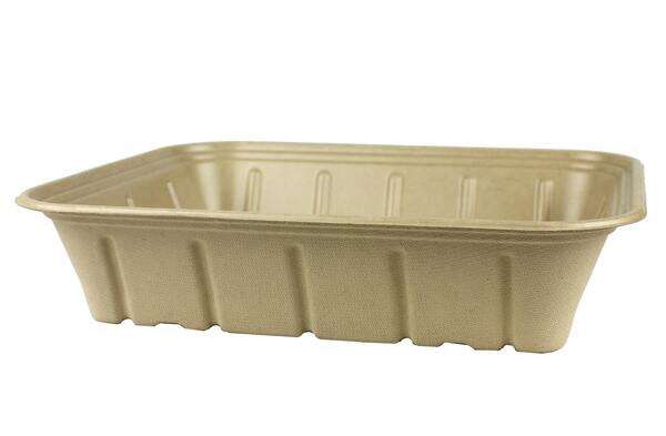 World Centric CA-SC-120V, 120 Oz Half-Size Fiber Catering Pan, 200/CS