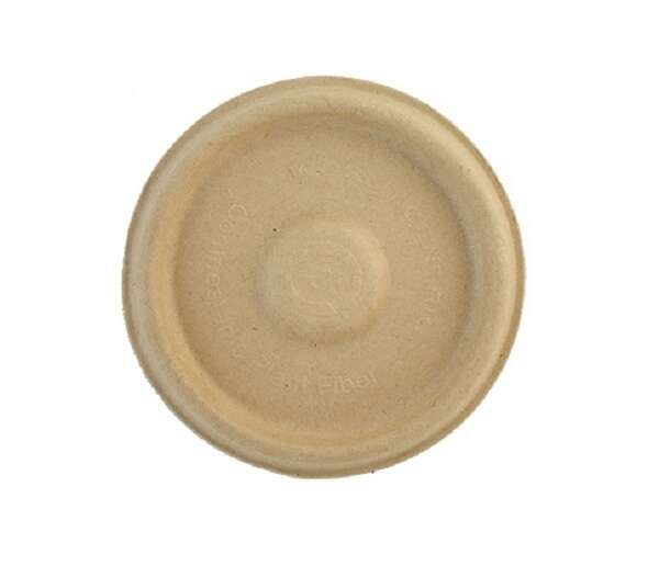 World Centric CUL-SC-U4, Lid for 4-Ounce Fiber Bowl, 1000/CS, ASTM D6400, BPI, USDA