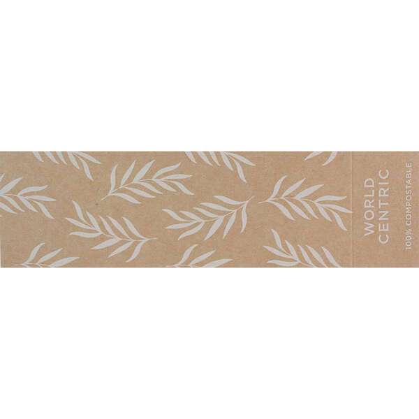 World Centric SL-PA-ME, PCW Paper Sleeves for 8 Oz Boxes, 1000/CS