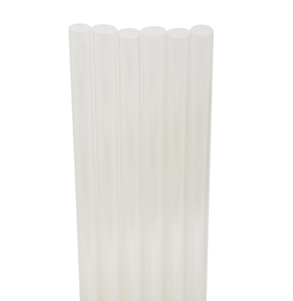 World Centric ST-CS-8W-X Ingeo 7.9-Inch White Wrapped Jumbo Bio Straws, 100/CS (Discontinued)