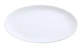 Yanco AC-14-CP 14x9.5-Inch Abco Porcelain Coupe Platter, DZ