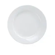 Yanco AC-20 11.25-Inch Abco Porcelain Wide Rim Plate, DZ