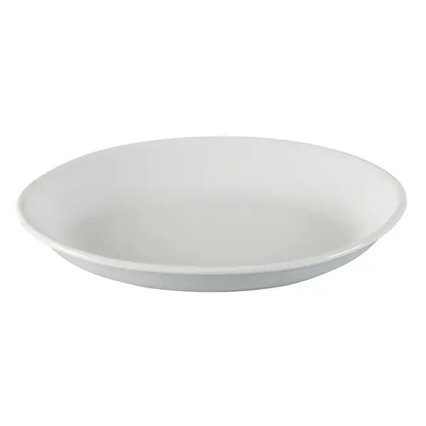 Yanco AC-215 15.5x11x2-Inch Abco Porcelain Oval Deep Platter, DZ