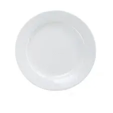 Yanco AC-22 8.25-Inch Abco Porcelain Wide Rim Plate, 36/CS