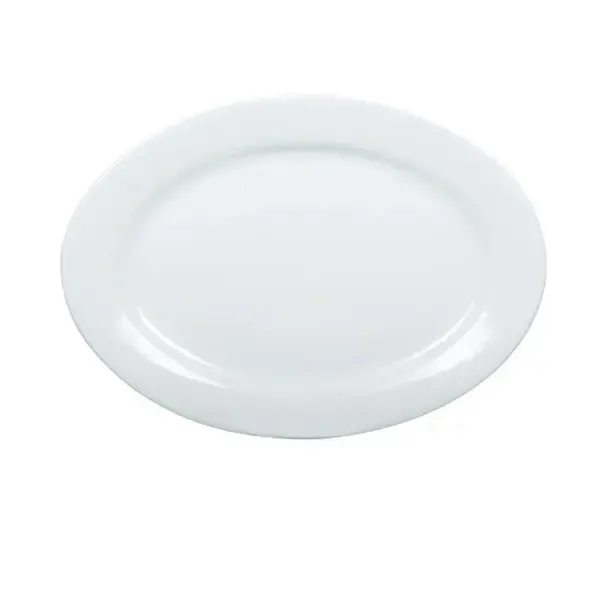 Yanco AC-41 13.75x10-Inch Abco Porcelain Oval Platter, DZ