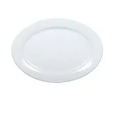 Yanco AC-51 15x10.5-Inch Abco Porcelain Oval Platter, DZ