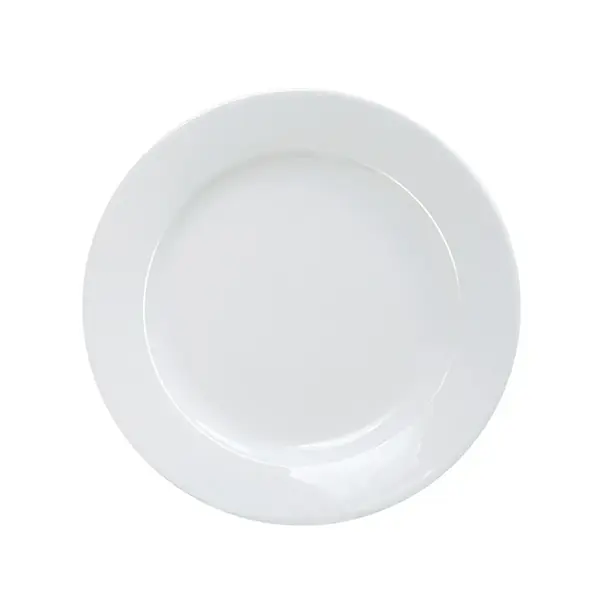 Yanco AC-7 7.5-Inch Abco Porcelain Wide Rim Plate, 36/CS