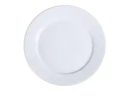 Yanco AC-8 9-Inch Abco Porcelain Wide Rim Plate, 24/CS