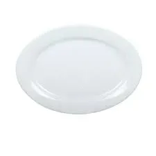 Yanco AC-81 18x13-Inch Abco Porcelain Oval Platter, 6/CS