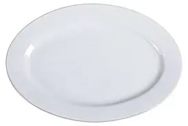 Yanco AC-95 25x17-Inch Abco Porcelain Oval Platter, 2/CS