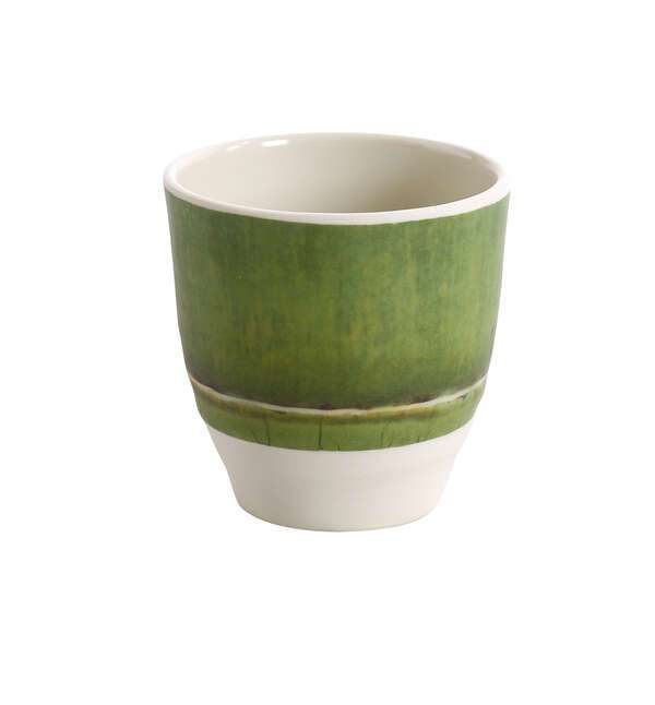 Yanco BA-001 7 Oz Bamboo Style Melamine Cup, 48/CS