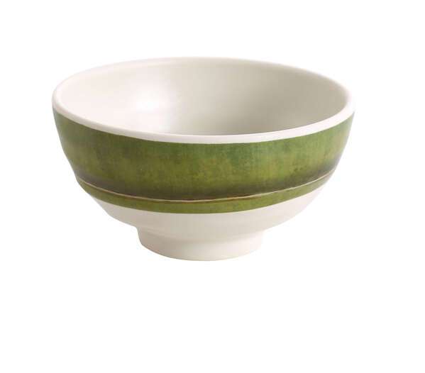 Yanco BA-404 10 Oz Bamboo Style Melamine Rice Bowl, 48/CS