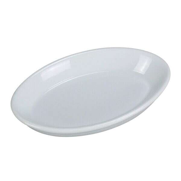 Yanco BK-002 8 Oz 7x4-Inch Bone China White Oval Baking Dish, 36/CS