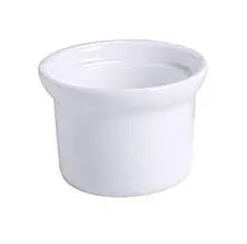 Yanco BK-104 8 Oz 4x2.87-Inch Bone China White Crock Soup Bowl, 48/CS