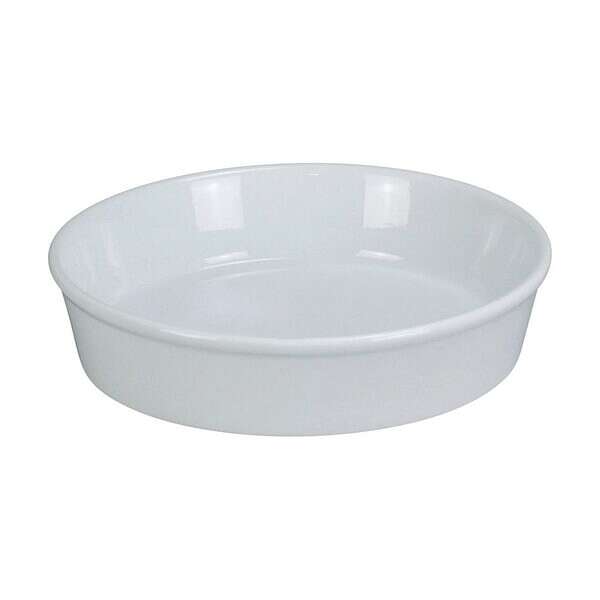 Yanco BK-207 7-Inch Porcelain White Round Deep China Plate, 24/CS