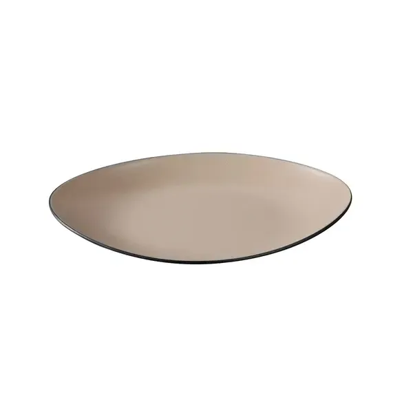 Yanco BM-211CL, 11.50x7.25x1.12-Inch Birmingham Deep Oval Plate, 12/Pack