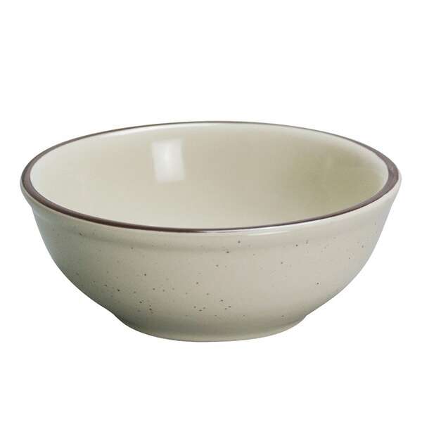 Yanco BR-24 10 Oz 5.25-Inch Porcelain Speckled Nappie, 36/CS