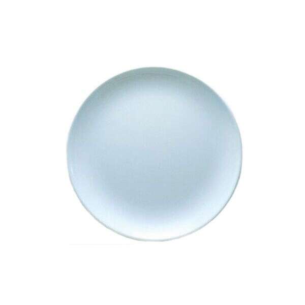 Yanco ВЅ-1908 8.9-Inch Bay Shell Melamine Round Light Blue Plate, 48/CS (Discontinued)