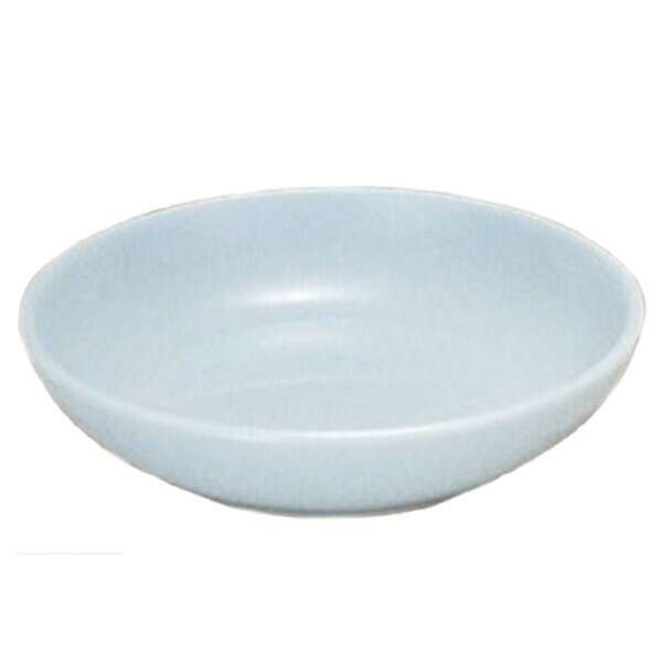 Yanco ВЅ-3960 6-Inch Bay Shell Melamine Light Blue Flat Bowl, 48/CS (Discontinued)