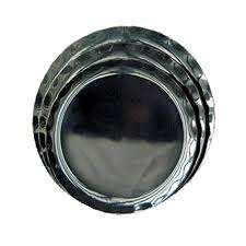 Yanco CAT-1016B 16-Inch Catering Melamine Round Black Plate, 6/CS