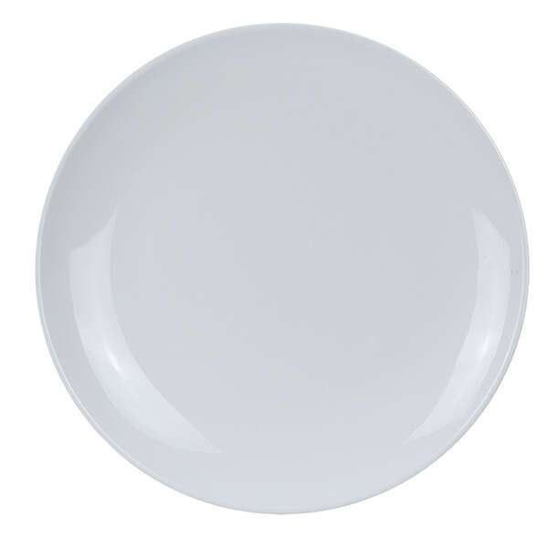 Yanco CO-114 14-Inch Coupe Melamine Round White Plate, DZ