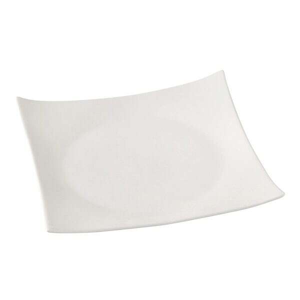 Yanco FU-112 12-Inch Porcelain Square Fuji Sushi Plate, DZ