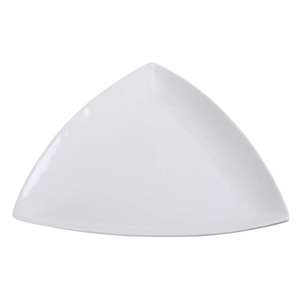 Yanco FU-412 12-Inch Porcelain Fuji Triangle Plate, DZ