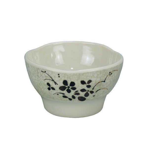 Yanco HO-3706 14 Oz Honda Melamine Round Japanese Style Rice Bowl, 60/CS
