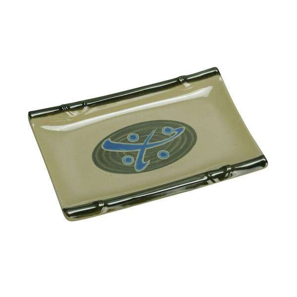 Yanco JP-1502 6.75x4.5-Inch Japanese Melamine Sushi Plate, 48/CS