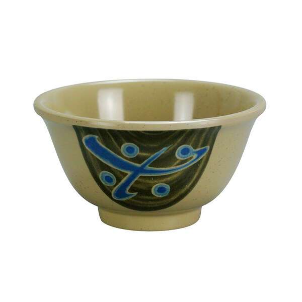Yanco JP-3008 8 Oz Japanese Melamine Soup Bowl, 48/CS