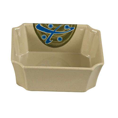 Yanco JP-5149 24 Oz Japanese Melamine Square Side Dish, 48/CS