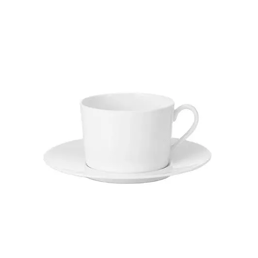 Yanco LD-001 7 Oz 3-Inch London Porcelain Round White Stackable Cup, 36/CS (Discontinued)