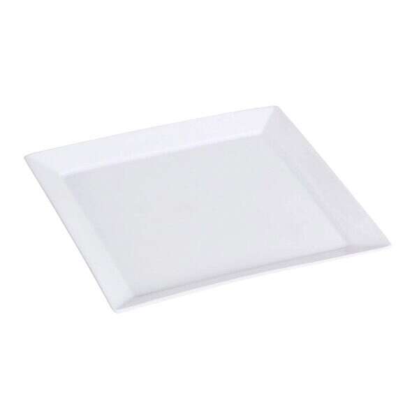 Yanco LK-107 7.25-Inch Lion King Porcelain Square Super White Plate, 36/CS