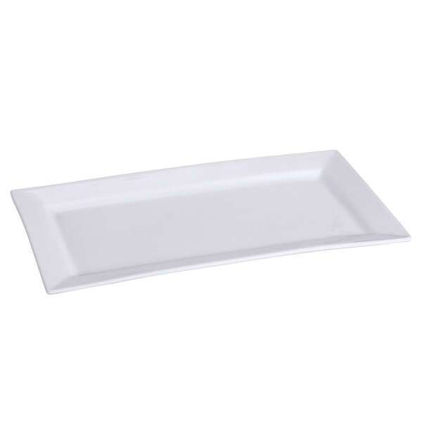 Yanco LK-212 12x7-Inch Lion King Porcelain Rectangular Super White Plate, DZ