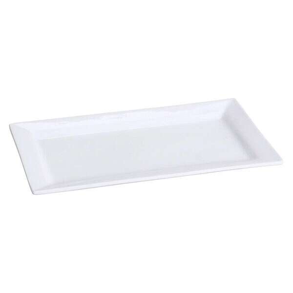 Yanco LK-218 17.75x11-Inch Lion King Porcelain Rectangular Super White Plate, 6/CS