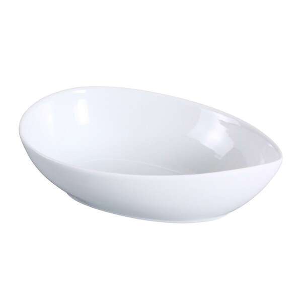 Yanco LK-605 4 Oz 5.5-Inch Lion King Porcelain Round Waterdrop Shape Super White Bowl, 36/CS