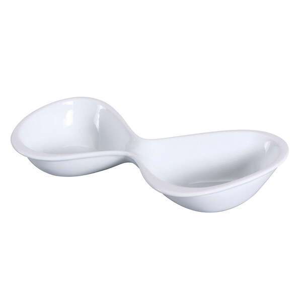Yanco LK-710 4 Oz Each 10.25-Inch Lion King Porcelain Round Super White Double Bowl, 24/CS