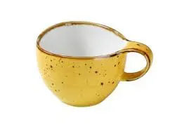 Yanco LY-001YL 7 Oz 4x2.625-Inch Lyon Yellow Porcelain Round Yellow Coffee/Tea Cup, 36/CS