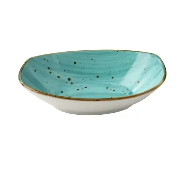 Yanco LY-409TQ, 9x6.25x2.38-Inch 20 Oz Lyon Turquoise Oval Bowl, 12/Pack