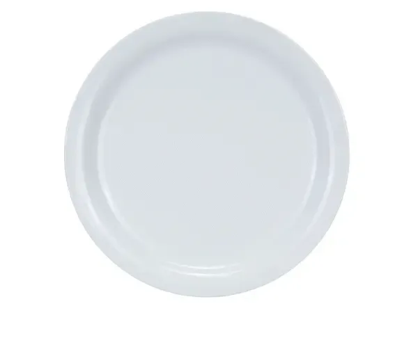 Yanco MA-16 10.5-Inch Mayor Porcelain Round White Plate With Narrow Rim, DZ