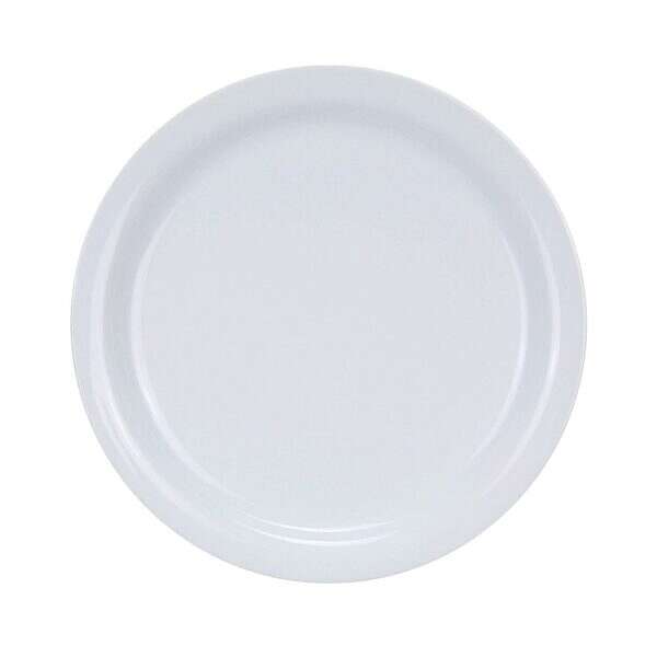 Yanco MA-6 6.5-Inch Mayor Porcelain Round White Plate With Narrow Rim, 36/CS