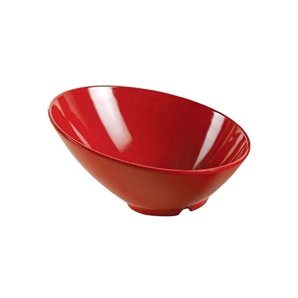 Yanco ME-309 24 Oz Mexico Melamine Red Sheer Bowl, 24/CS